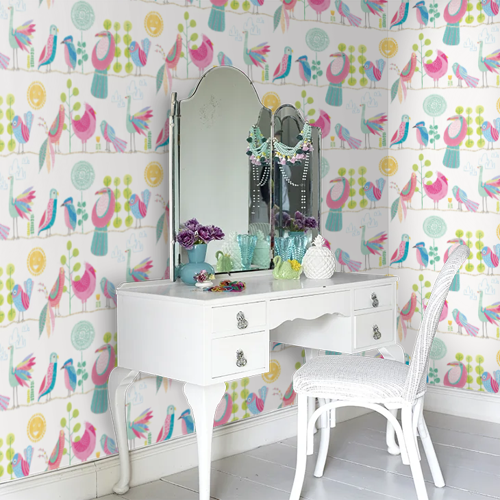 Feather Fandango Wallpaper