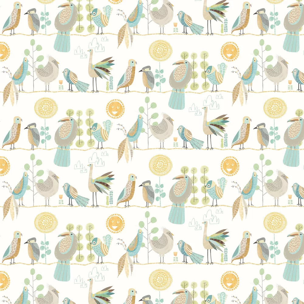 Feather Fandango Wallpaper