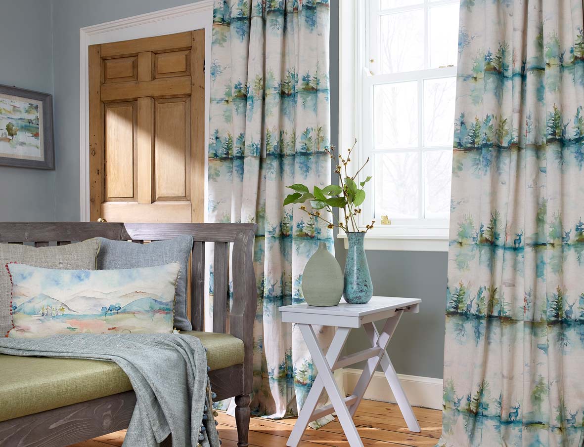 Wilderness Topaz Linen Room Fabric