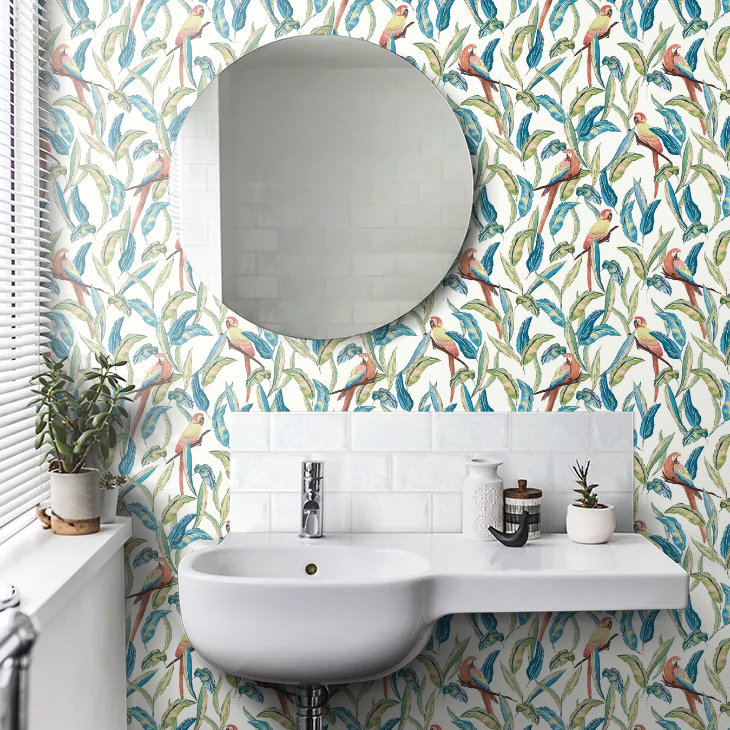 Tropical Parrot Wallpaper