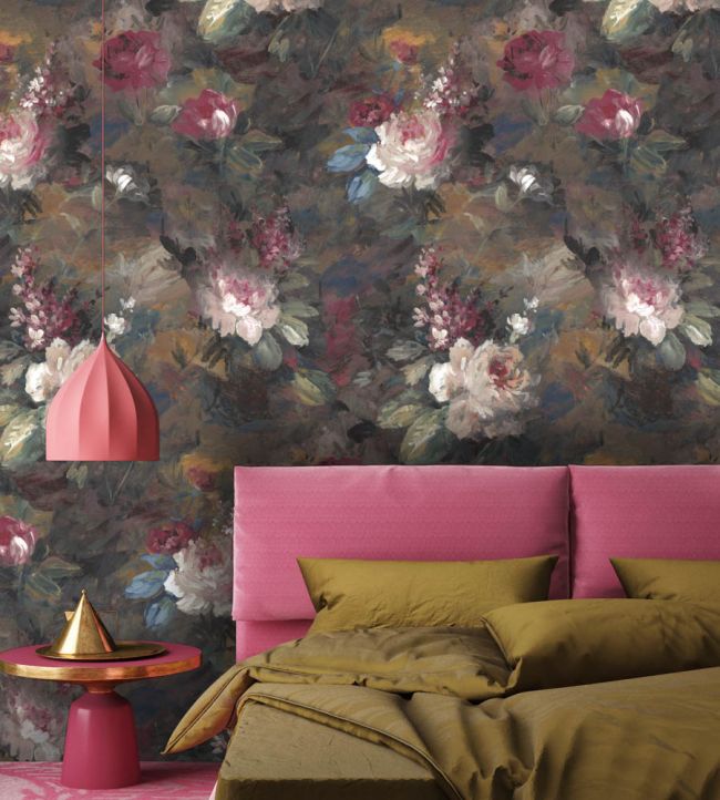 WM-083-4P - Ava Marika Wallpaper -  Mural - Moody - Woodchip & Magnolia
