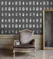 WM-091R - Beetle Jewels Wallpaper - Silver Grey - Woodchip & Magnolia
