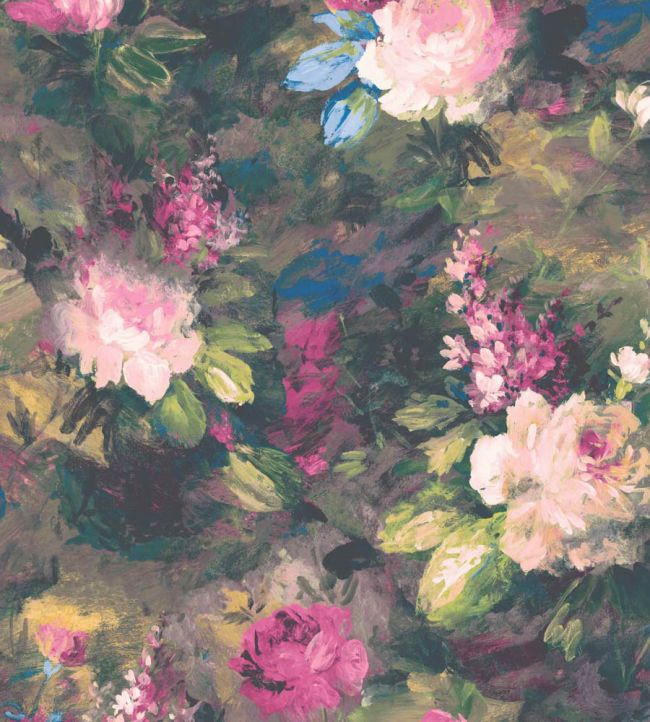 WM-104-4P - Ava Marika Wallpaper -  Mural - Electric - Woodchip & Magnolia
