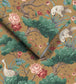 WM-123R - Crane Bird Wallpaper - Mustard - Woodchip & Magnolia
