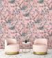 WM-126-03R - Rivington Wallpaper - Blush Pink - Woodchip & Magnolia
