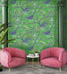 WM-126-06R - Rivington Wallpaper - Lush Green - Woodchip & Magnolia
