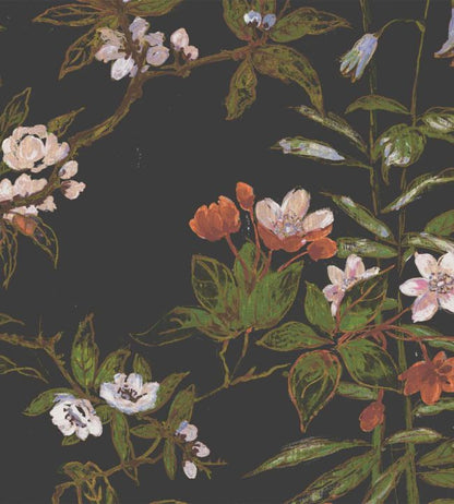 WM-127R - Rivington Wallpaper - Black - Woodchip & Magnolia
