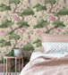 WM-171R - Crane Bird Wallpaper - Rose Pink Cream - Woodchip & Magnolia
