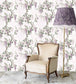 WM-217R - Wisteria Wallpaper - Lilac - Woodchip & Magnolia
