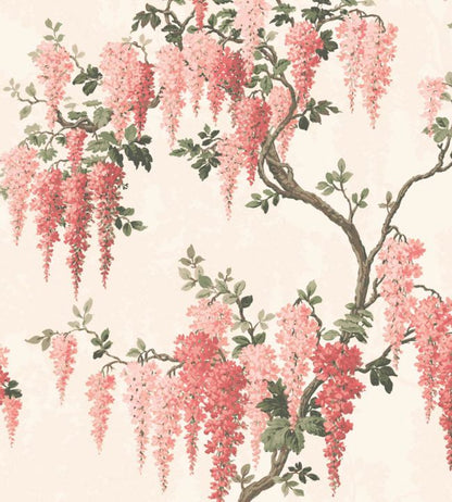 WM-219R - Wisteria Wallpaper - Coral - Woodchip & Magnolia
