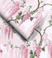 WM-220R - Wisteria Wallpaper - Pretty Pink - Woodchip & Magnolia
