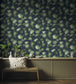 WM-225-07R - Va Va Frome Wallpaper - Noir Green - Woodchip & Magnolia
