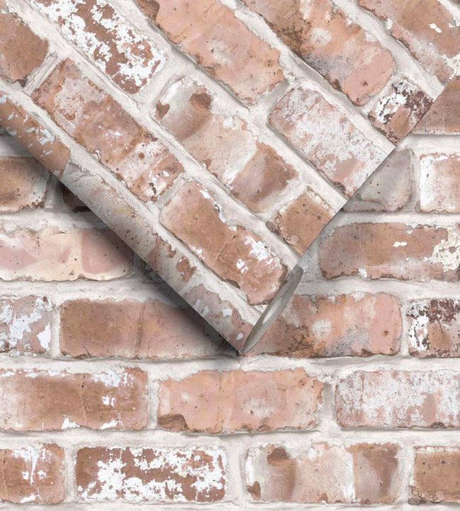 WM-303R - Wayoh Brick Wallpaper - Brick - Woodchip & Magnolia
