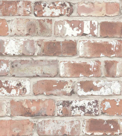WM-303R - Wayoh Brick Wallpaper - Brick - Woodchip & Magnolia

