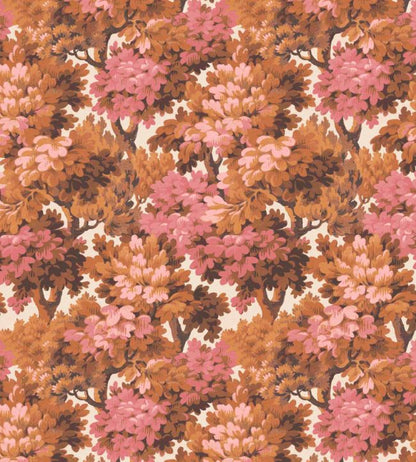 WM-314-04R - Broadhead Forest Wallpaper - Russett - Woodchip & Magnolia
