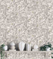 WM-318-01R - Busy Bee Wallpaper - Grey - Woodchip & Magnolia
