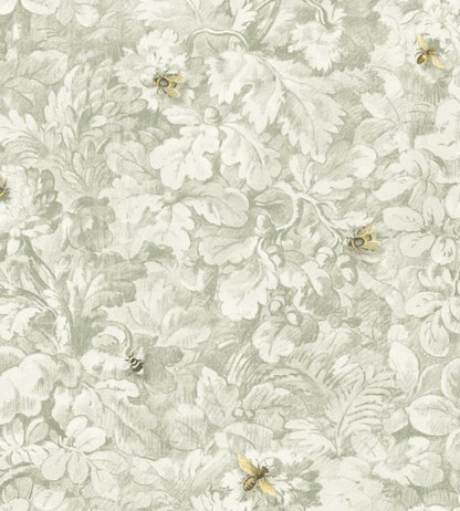 WM-318-03R - Busy Bee Wallpaper - Bracken - Woodchip & Magnolia
