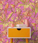WM-322-03R - Parrot Talk Wallpaper - Hot Pink - Woodchip & Magnolia
