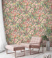 WM-322-04R - Parrot Talk Wallpaper - Sunset Pink - Woodchip & Magnolia
