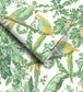 WM-322-05R - Parrot Talk Wallpaper - Lush Green White - Woodchip & Magnolia
