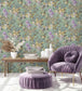 WM-364-04R - Hestia Wallpaper - Garlic Green - Woodchip & Magnolia
