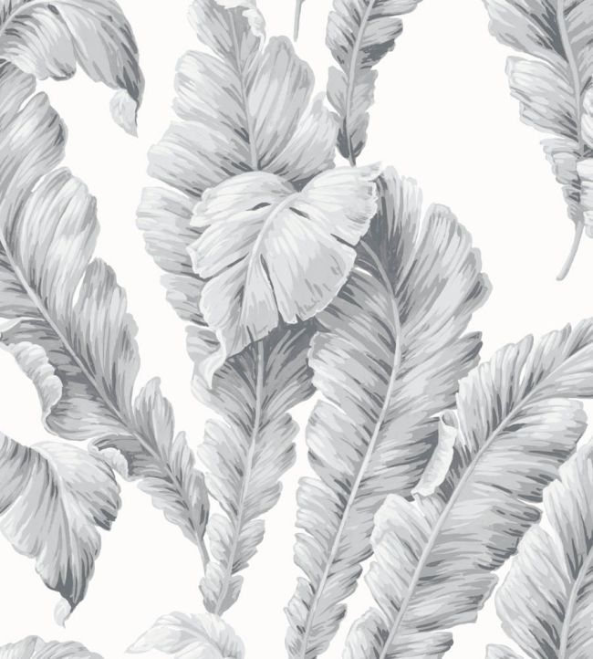 WM-365-01R - Lets Go Bananas Wallpaper - Dove Grey - Woodchip & Magnolia
