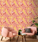 WM-365-08R - Lets Go Bananas Wallpaper - Pink Yellow - Woodchip & Magnolia

