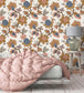 WM-367-02R - Doris Jacobean Wallpaper - Turmeric - Woodchip & Magnolia
