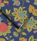 WM-367-03R - Doris Jacobean Wallpaper - Ink Blue - Woodchip & Magnolia

