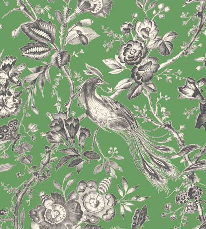 WM-368-04-3P - Plumage Wallpaper -  Mural - Jade - Woodchip & Magnolia
