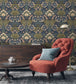 WM-380-01R - Mirk Wallpaper - Reservoir - Woodchip & Magnolia
