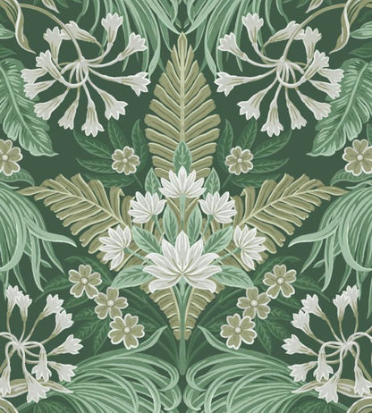 WM-380-03R - Mirk Wallpaper - Moss Green - Woodchip & Magnolia
