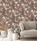 WM-383-05R - Maytime Wallpaper - Vintage Brown - Woodchip & Magnolia
