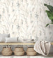 WM-386-02R - Blossom Wallpaper - Cream - Woodchip & Magnolia
