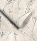 WM-386-02R - Blossom Wallpaper - Cream - Woodchip & Magnolia
