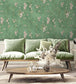 WM-386-04R - Blossom Wallpaper - Evergreen - Woodchip & Magnolia
