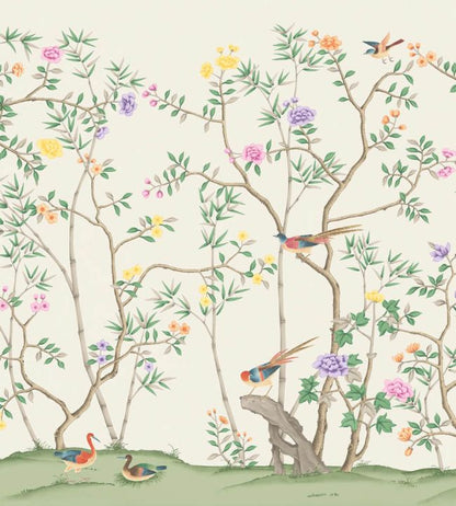 WM-398-04RM - The Garden of Dreams Wallpaper -  Mural - Exotic - Woodchip & Magnolia
