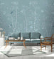 WM-398-05RM - The Garden of Dreams Wallpaper -  Mural - Teal - Woodchip & Magnolia
