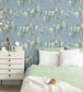 WM-402-03R - Wisteria Wallpaper - Powder Blue - Woodchip & Magnolia
