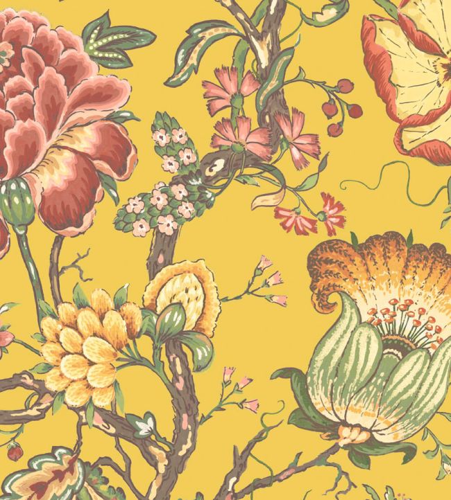 WM-408-05R - Arcadia Wallpaper - Daffodil - Woodchip & Magnolia
