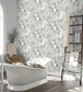 WM-411-04R - Maurice Wallpaper - Duck Egg Blue - Woodchip & Magnolia
