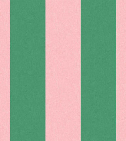 WM-413-10R - Awning Stripe Wallpaper - Watermelon - Woodchip & Magnolia
