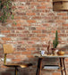 WM-453-01R - Castlefield Brick Wallpaper - Clay - Woodchip & Magnolia
