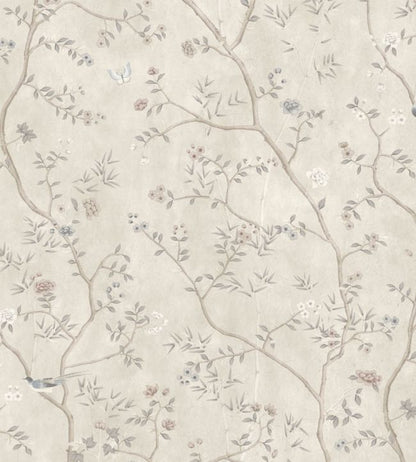 WM-454-09R - Chinoiserie Onism Wallpaper -  Mural - Stone - Woodchip & Magnolia
