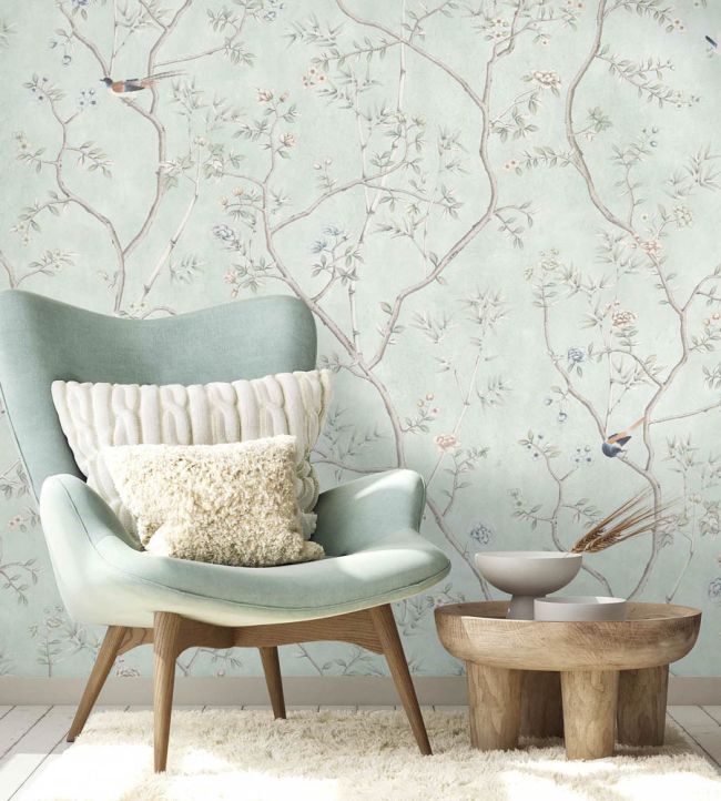 WM-454-10R - Chinoiserie Onism Wallpaper -  Mural - Ocean - Woodchip & Magnolia
