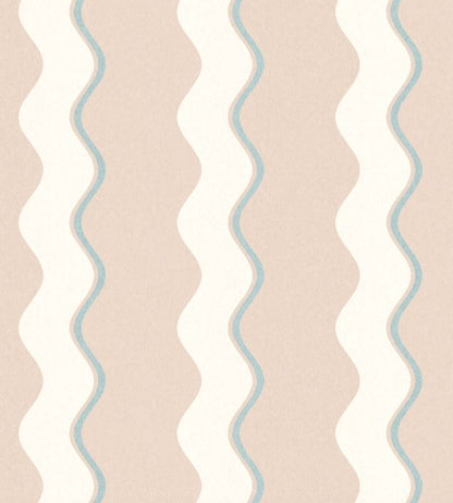 WM-462-01R - Cari Wave Wallpaper - Sand - Woodchip & Magnolia
