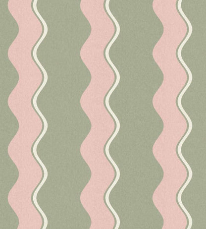 WM-462-07R - Cari Wave Wallpaper - Braken - Woodchip & Magnolia
