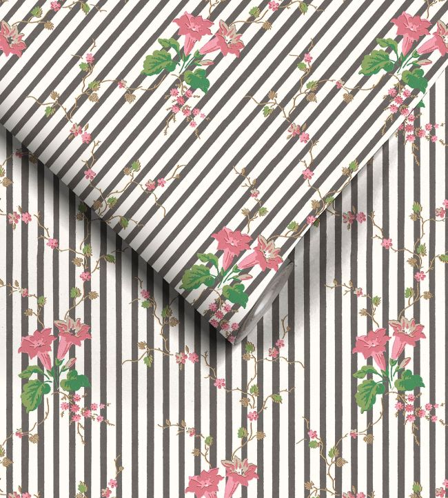 WM-479-02R - Lilibet Wallpaper - Monochrome - Woodchip & Magnolia
