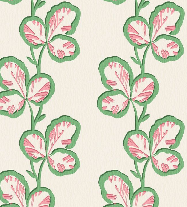 WM-480-03R - Paddy Wallpaper - Moss Pink - Woodchip & Magnolia
