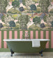 WM-483-01R - Bloomsbury Wallpaper -  Mural - Pink Haze - Woodchip & Magnolia
